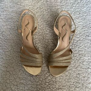 Gold Nina Noralee Dress Sandal